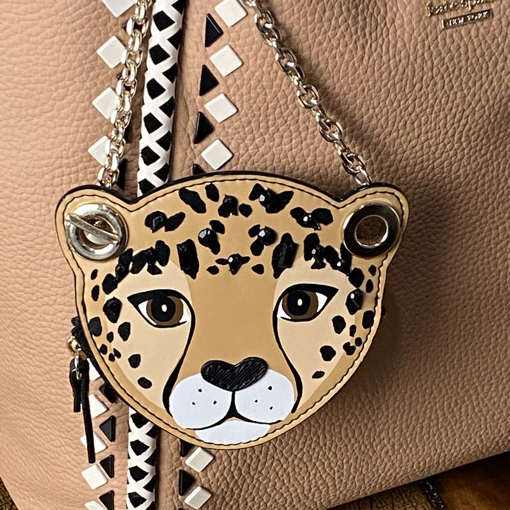 Kate Spade Run Wild Lady Lucy Bag Charm Coin Purse Wallet - Picture 4 of 10